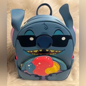 Disney Aulani Resort Exclusive Stitch Scented Shave Ice Loungefly Mini Backpack